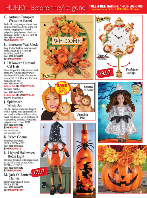 Collections Etc. Clearance Catalog Page 3031