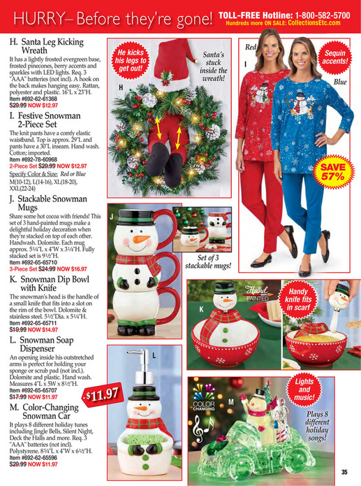 Collections Etc. Clearance Catalog Page 3435