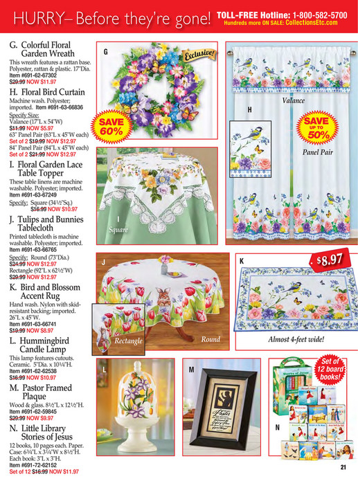 Collections Etc. Clearance Catalog Page 2021