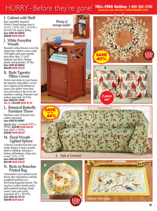 Collections Etc. Clearance Catalog Page 2021