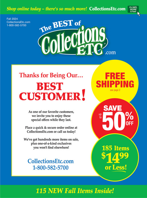 Collections Etc. Clearance Catalog Page 1
